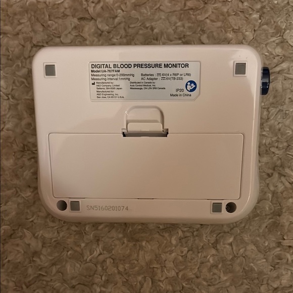 LifeSource UA-767FAM Multi-User Blood Pressure Monitor - Picture 4 of 7